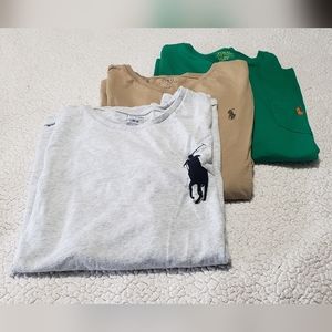 (3) Polo Ralph Lauren mens T-shirts size Large